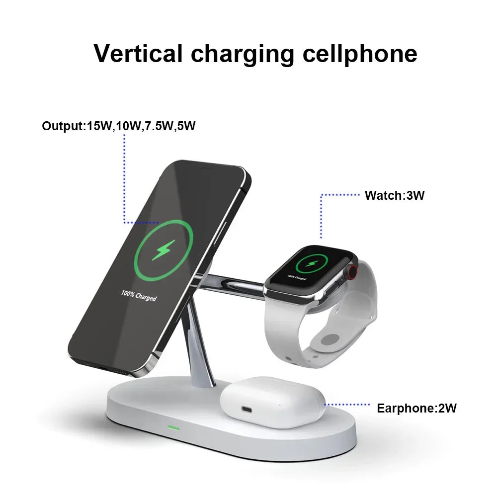 3-in-1 Charging Station, Fast Charging iPhone, Apple Watch, AirPods