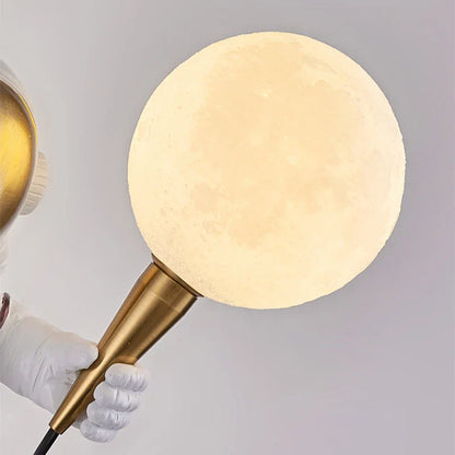 Nordic LED Astronaut Moon Lamp, Children's Room Decoration