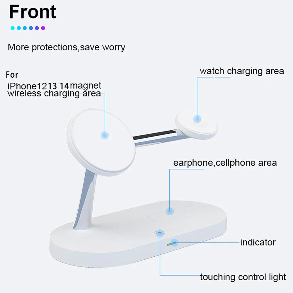 3-in-1 Charging Station, Fast Charging iPhone, Apple Watch, AirPods