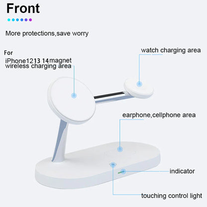 3-in-1 Charging Station, Fast Charging iPhone, Apple Watch, AirPods