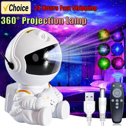Astronaut LED projector, starry sky, night light