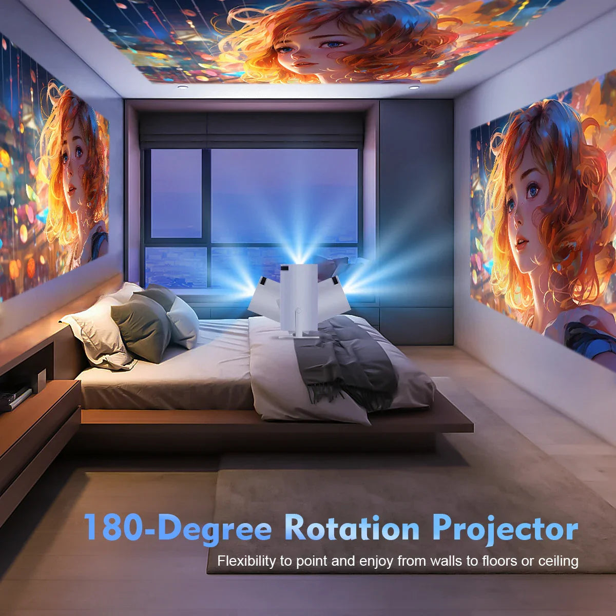 Magcubic HY300 Pro 4K Projector, Android 11, Wi-Fi 6