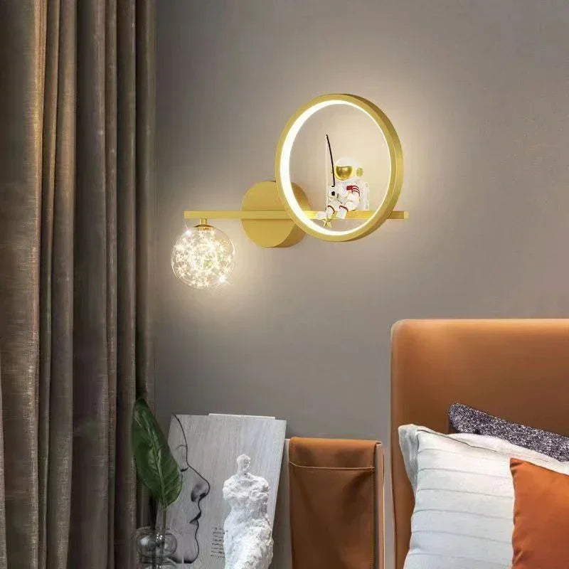 Modern LED wall lamp, star projector, children's decoration