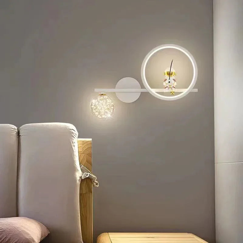 Modern LED wall lamp, star projector, children's decoration