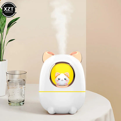 USB kitten humidifier, quiet with night light