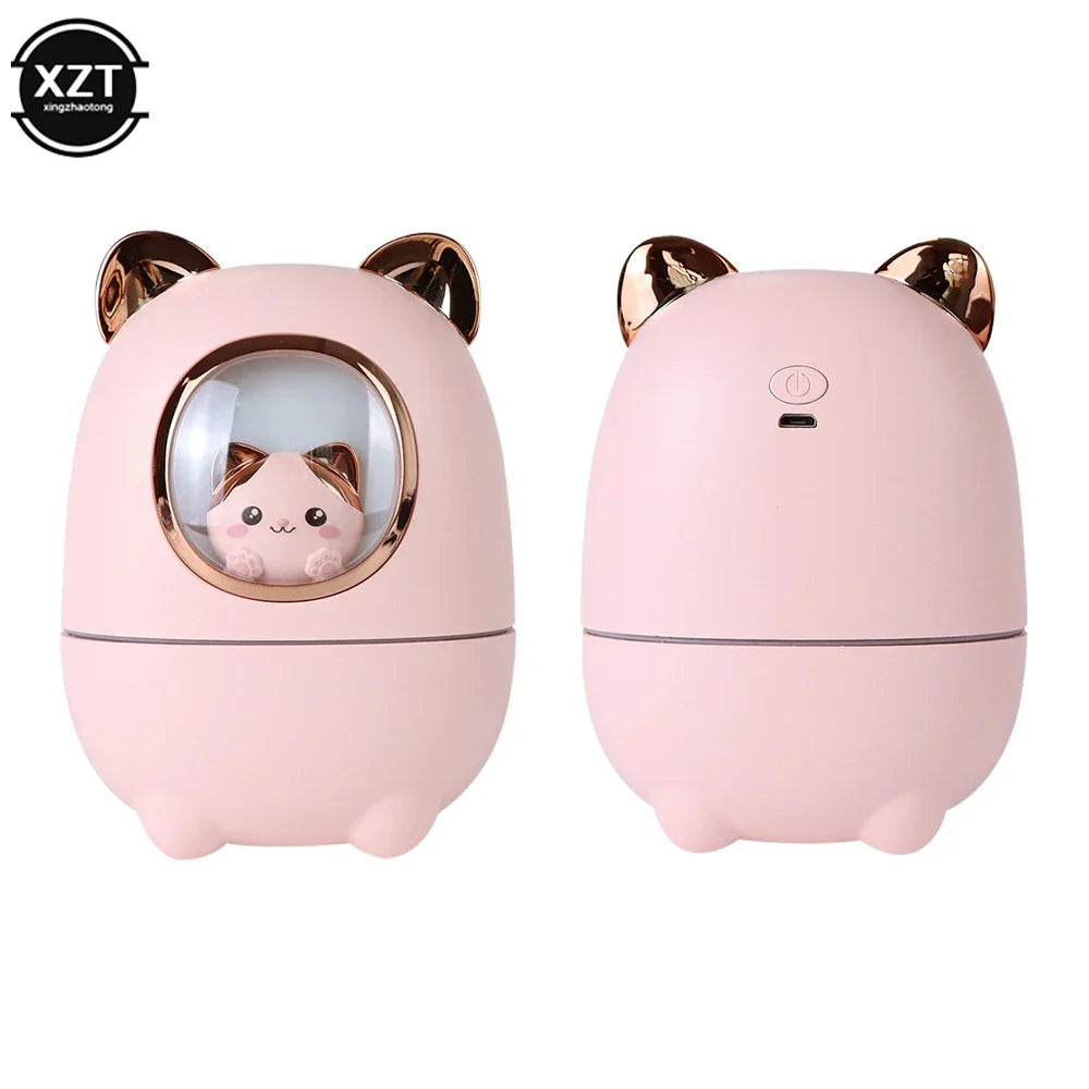 USB kitten humidifier, quiet with night light