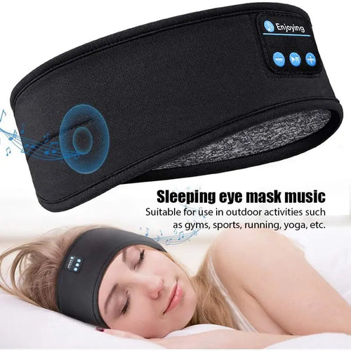 Wireless Bluetooth headphones, headband, sleep mask