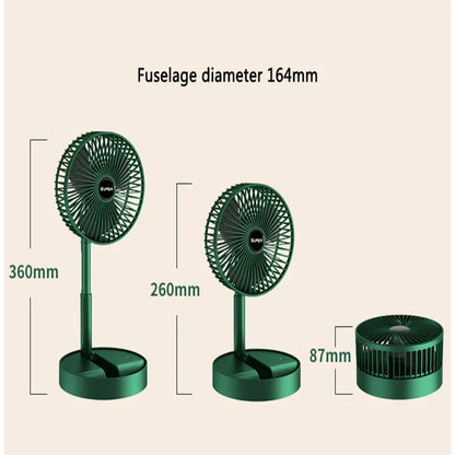 Foldable mini USB fan quiet portable