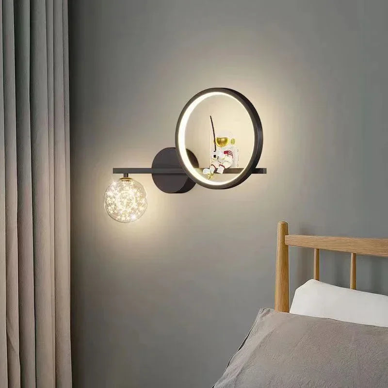 Modern LED wall lamp, star projector, children's decoration