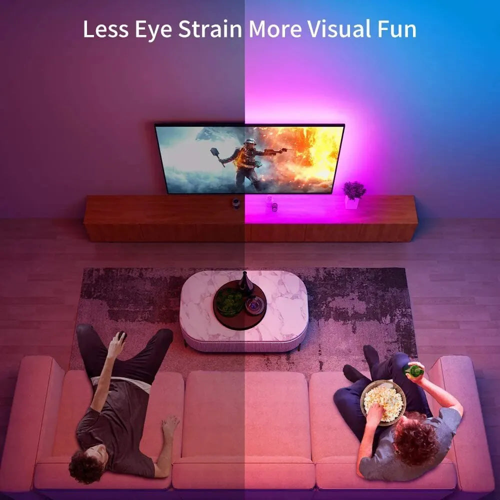 RGB 5050 LED Strip, Bluetooth Control, for TV Decoration
