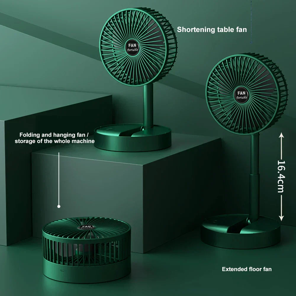 Foldable mini USB fan quiet portable