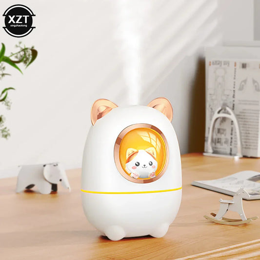 USB kitten humidifier, quiet with night light
