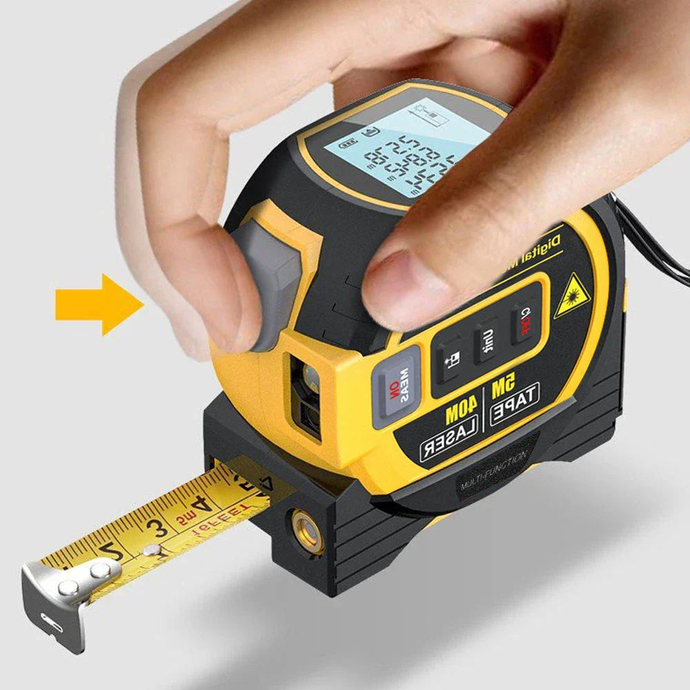 5m Laser Measurer, Digital Steel Tape Measure