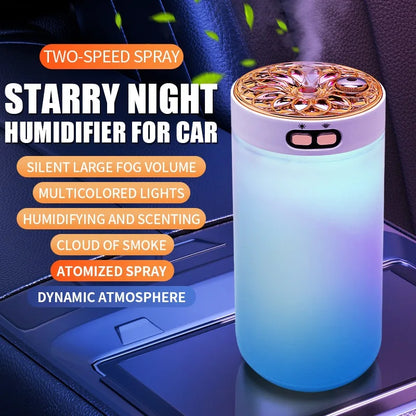 Wireless air humidifier, starry sky projector, RGB night light