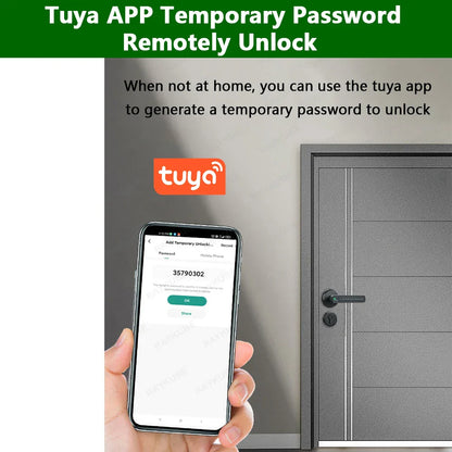 RAYKUBE M3 digital lock, fingerprint, remote unlocking via app