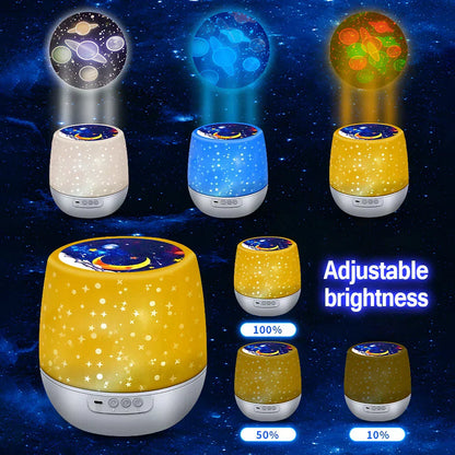 Star and Ocean Wave Projector with 6 Patterns