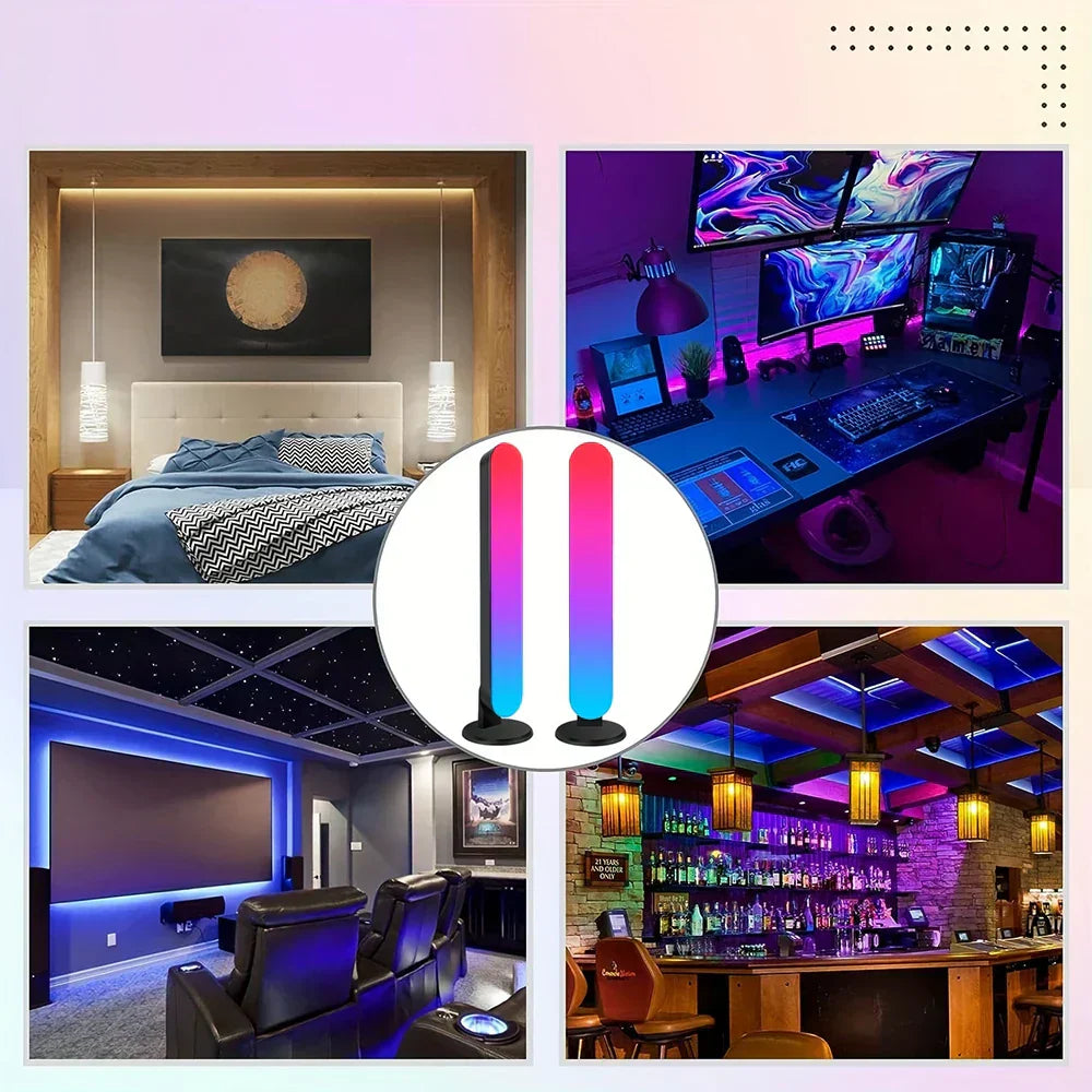 RGB rhythmic USB music light for decoration