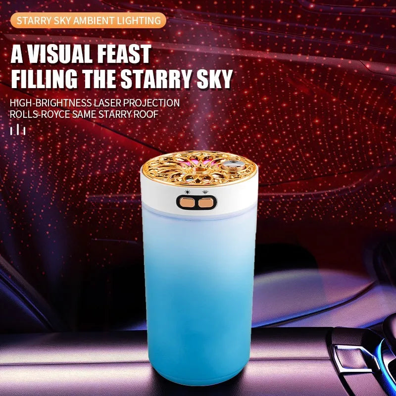 Wireless air humidifier, starry sky projector, RGB night light
