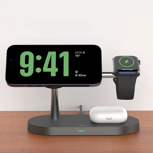 3-in-1 Charging Station, Fast Charging iPhone, Apple Watch, AirPods