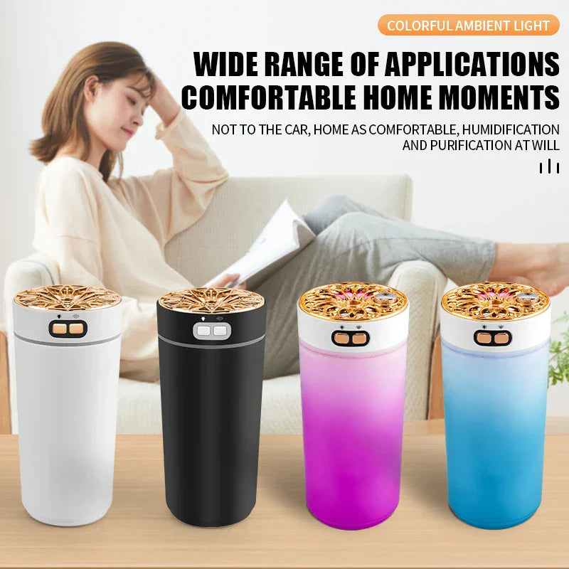Wireless air humidifier, starry sky projector, RGB night light