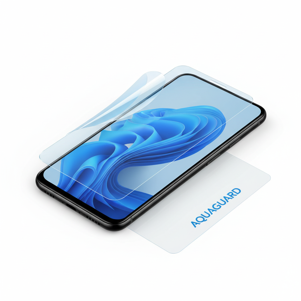 Hydrogel protective film for phone