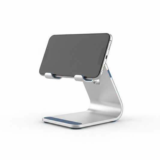 Aluminium phone stand