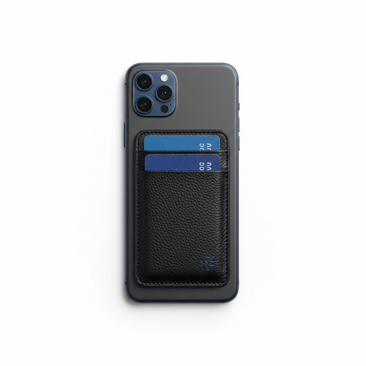 Stick-on phone wallet