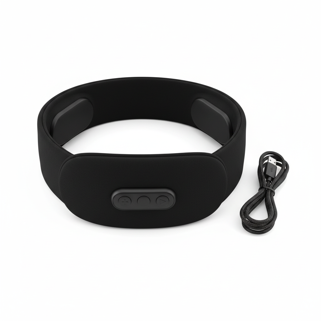 Wireless Bluetooth headphones, headband, sleep mask