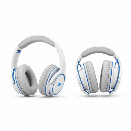 Foldable wireless over-ear headphones